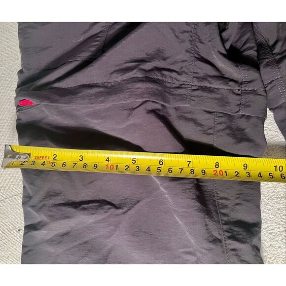 The North Face Pants Womens 4 Nylon Convertible Zip Off Cargo Straight Leg Gray - Picture 9 of 12